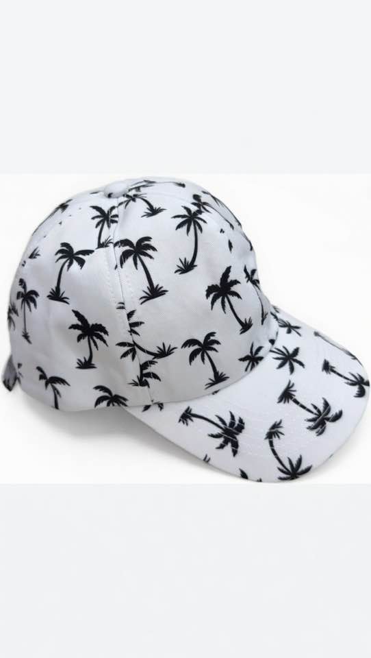 RAVEbandz Printed Baseball Cap - Black Palm Tree