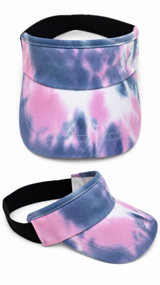 RAVEbandz The MANAGER- 360° Comfort Fit Visor- (Tie Dye Pink & Grey)
