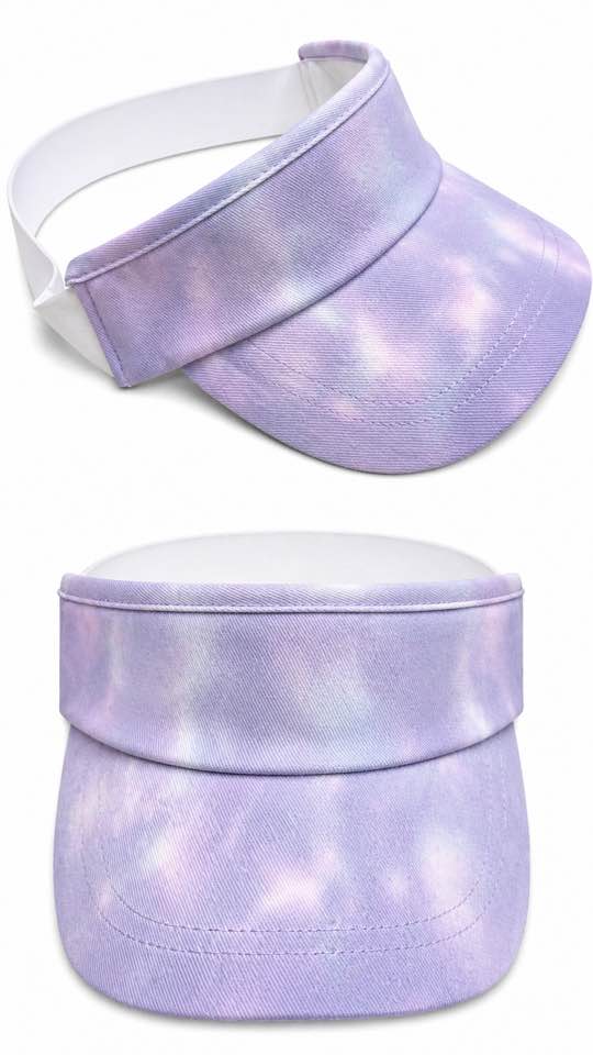 RAVEbandz The MANAGER- 360° Comfort Fit Visor- (Tie Dye Lavender)