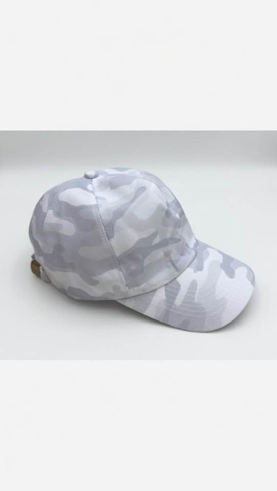 RAVEbandz Printed Baseball Cap - Camo White