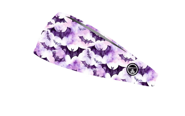 RAVEbandz The Pro - Wide Stretch Headband (Batty Boo Bash))