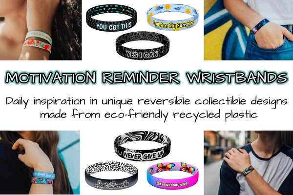 Daily Reminder Motivational Wristbands