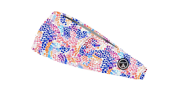 RAVEbandz The Pro - Wide Stretch Headband (Pinpoint)