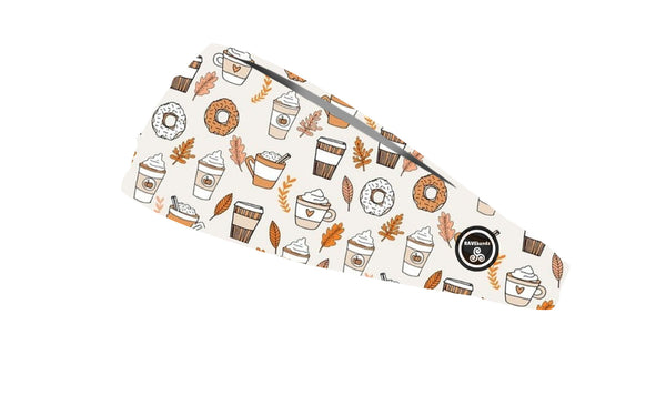 RAVEbandz The Pro - Wide Stretch Headband (Pumpkin Spice)