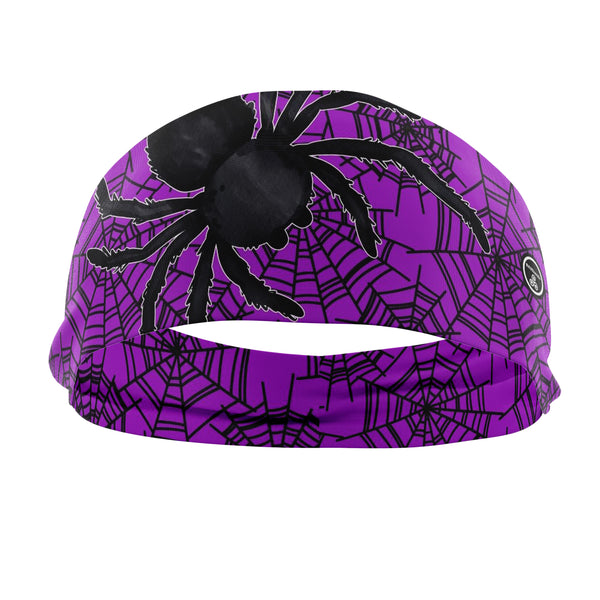 RAVEbandz The Pro - Wide Stretch Headband (Wicked Web)