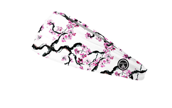 RAVEbandz The Pro - Wide Stretch Headband (Cherry Blossom)