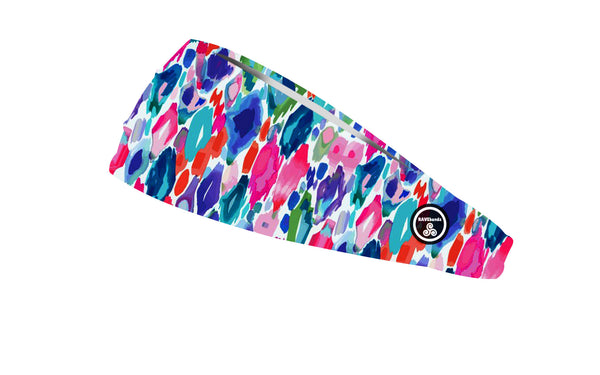 RAVEbandz The Pro - Wide Stretch Headband  (Tear Drops)