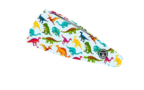 RAVEbandz The Pro - Wide Stretch Headband (Dinos)