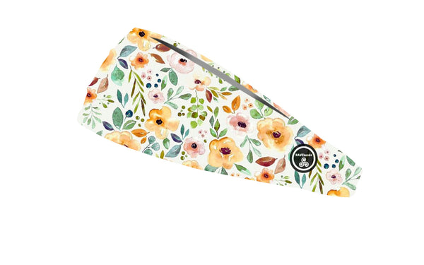 RAVEbandz The Pro - Wide Stretch Headband (Fall Floral)