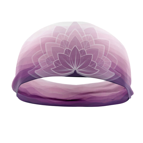 RAVEbandz The Pro - Wide Stretch Headband (Lotus Flower)