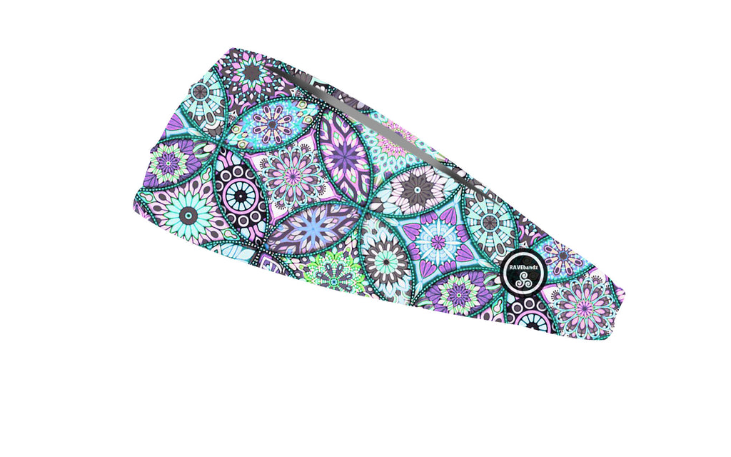 RAVEbandz The Pro - Wide Stretch Headband (Rhapsody 2)
