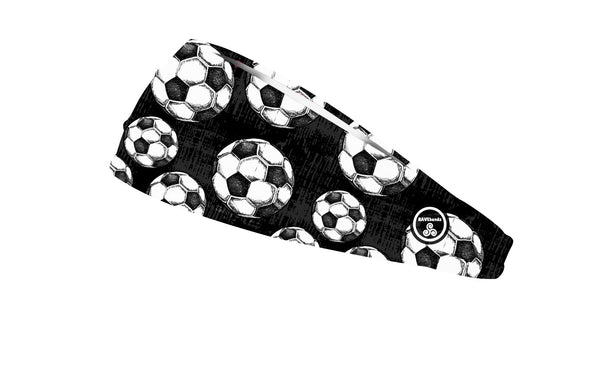 RAVEbandz The Pro - Wide Stretch Headband (Soccer)