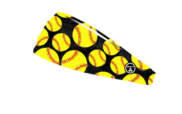 RAVEbandz The Pro - Wide Stretch Headband (Softball)