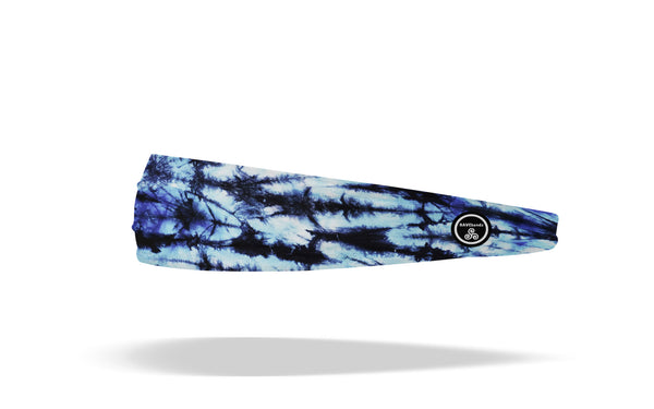 RAVEbandz MVP Headband - Black / Blue Tie Dye