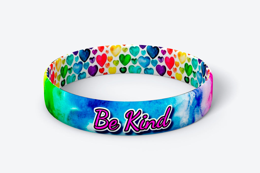 Daily Reminder Motivational Wristbands - Be Kind