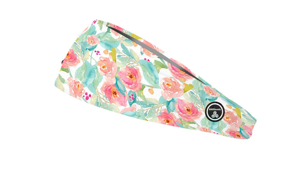 RAVEbandz The Pro - Wide Stretch Headband (Bada Bloom)