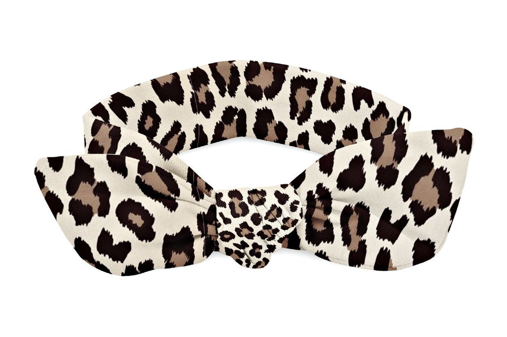 RAVEbandz The Rookie- Bow Knot Headband (Leopard)