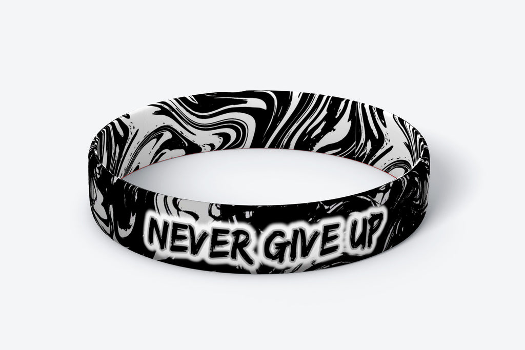 Daily Reminder Motivational Wristbands - Never Give Up