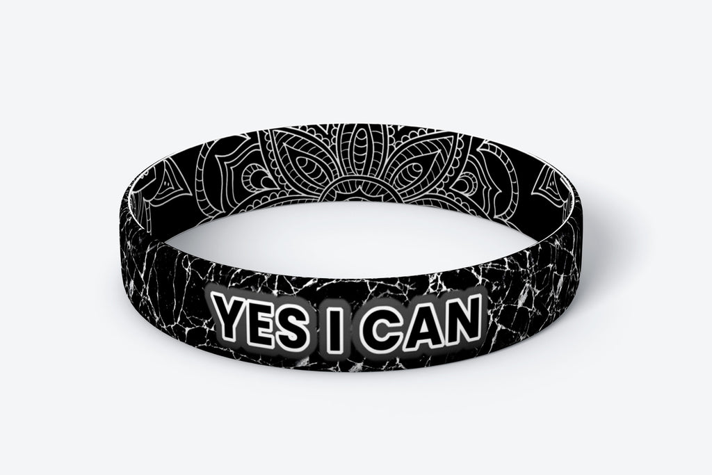 Daily Reminder Motivational Wristbands - Yes I Can