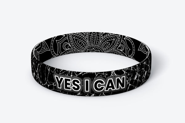 Daily Reminder Motivational Wristbands - Yes I Can