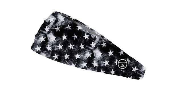 RAVEbandz The Pro - Wide Stretch Headband (Anthem - Black)