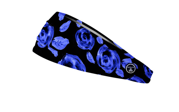 RAVEbandz The Pro - Wide Stretch Headband (Indigo Garden)