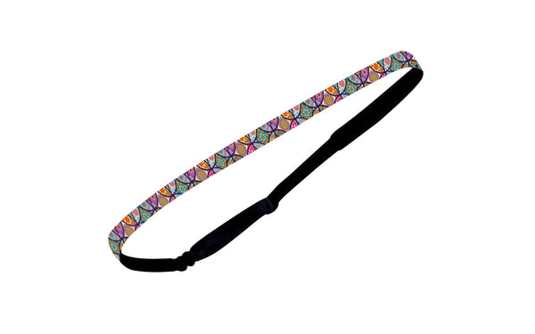 RAVEbandz Adjustable Headbands  1/2" - (Bohemian)