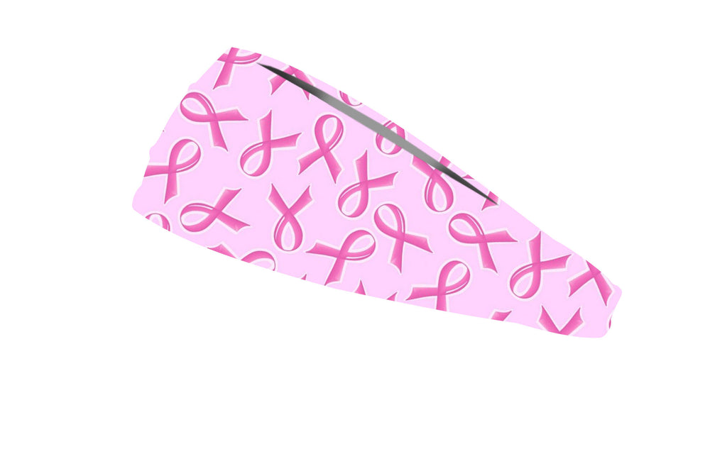 RAVEbandz The Pro - Wide Stretch Headband (Breast Cancer Awareness (Pink)