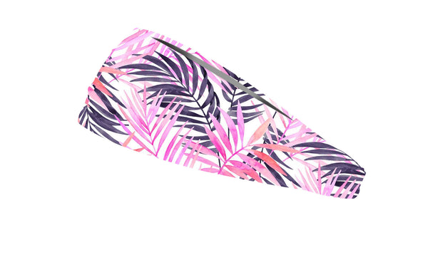 RAVEbandz The Pro - Wide Stretch Headband (Ferns)