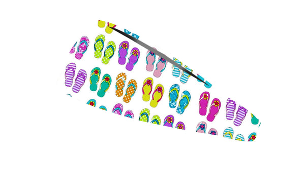 RAVEbandz The Pro - Wide Stretch Headband (Flip Flops)