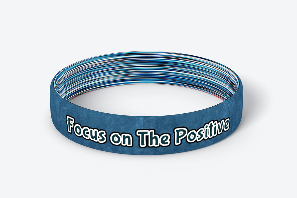 Daily Reminder Motivational Wristbands - Focus On The Positive
