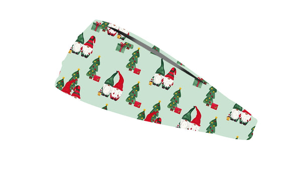 RAVEbandz The Pro - Wide Stretch Headband (Gnomes- Christmas)