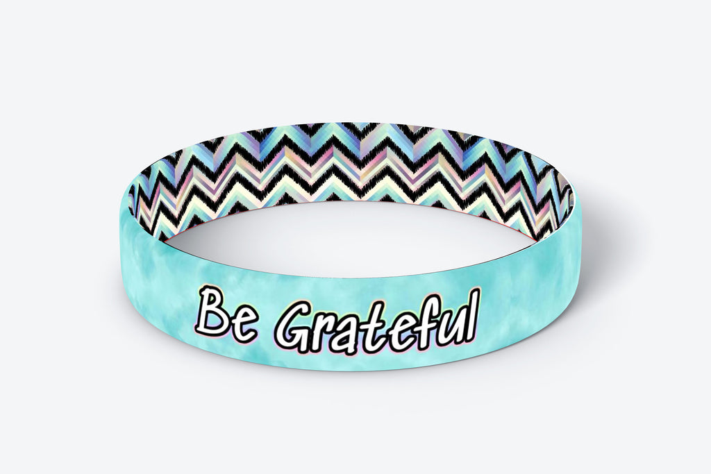 Daily Reminder Motivational Wristbands - Be Grateful