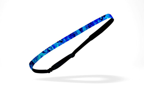 RAVEbandz Adjustable Headbands 1/2" Patterns - (Colbalt)