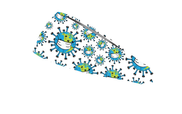 RAVEbandz The Pro - Wide Stretch Headband (Heal the World)