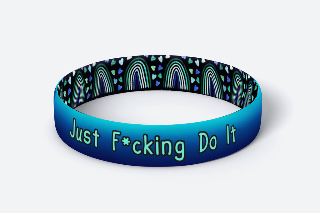 Daily Reminder Motivational Wristbands - Just F*cking Do It