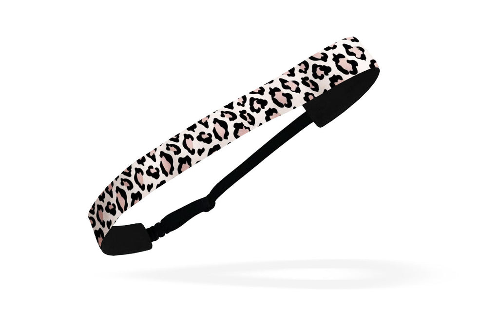 RAVEbandz Adjustable Headbands  - (Pale Pink Leopard)
