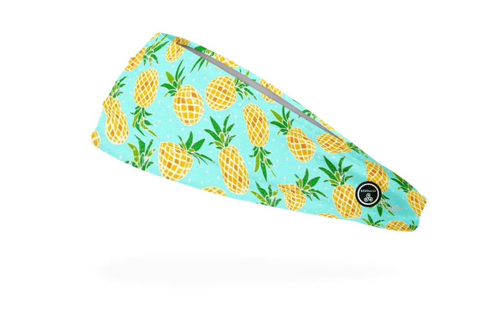 RAVEbandz The Pro - Wide Stretch Headband (Pineapple)