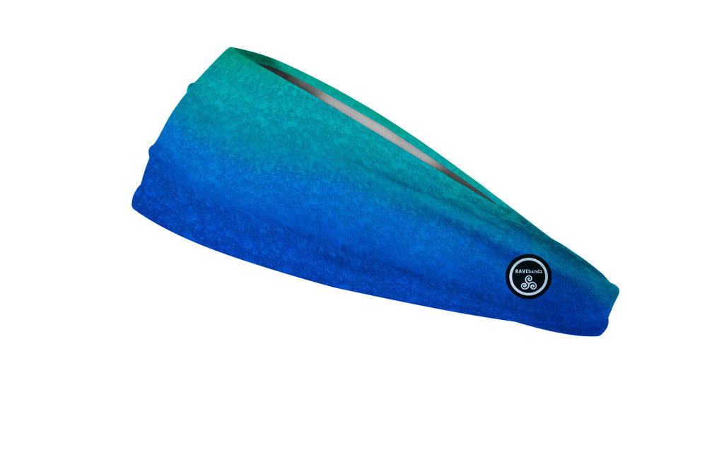 RAVEbandz The Pro - Wide Stretch Headband (Seascape)