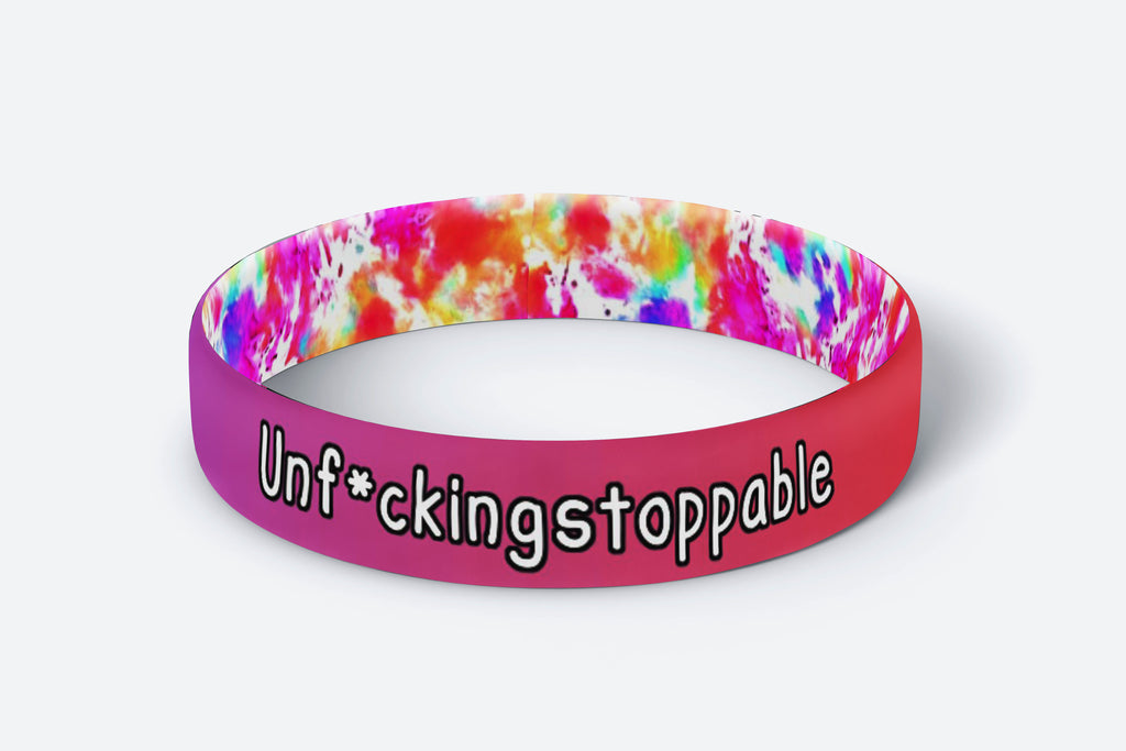 Daily Reminder Motivational Wristbands - Unf*ckingstoppable