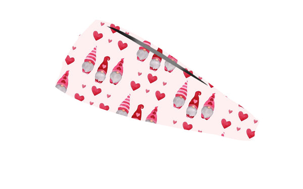 RAVEbandz The Pro - Wide Stretch Headband (Gnomes- Valentines)