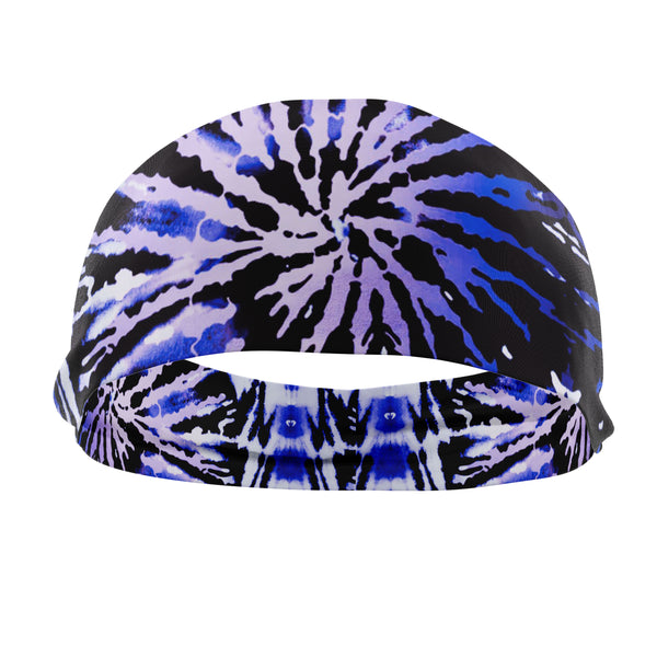 RAVEbandz The Pro - Wide Stretch Headband (Voodoo Blue)