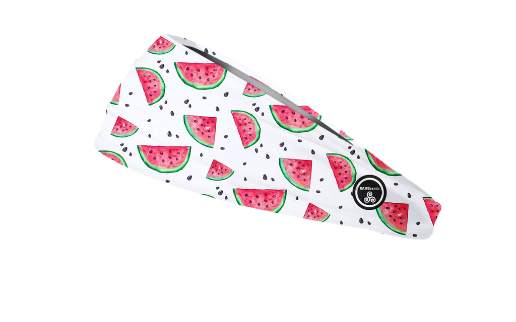 RAVEbandz The Pro - Wide Stretch Headband (Watermelons)