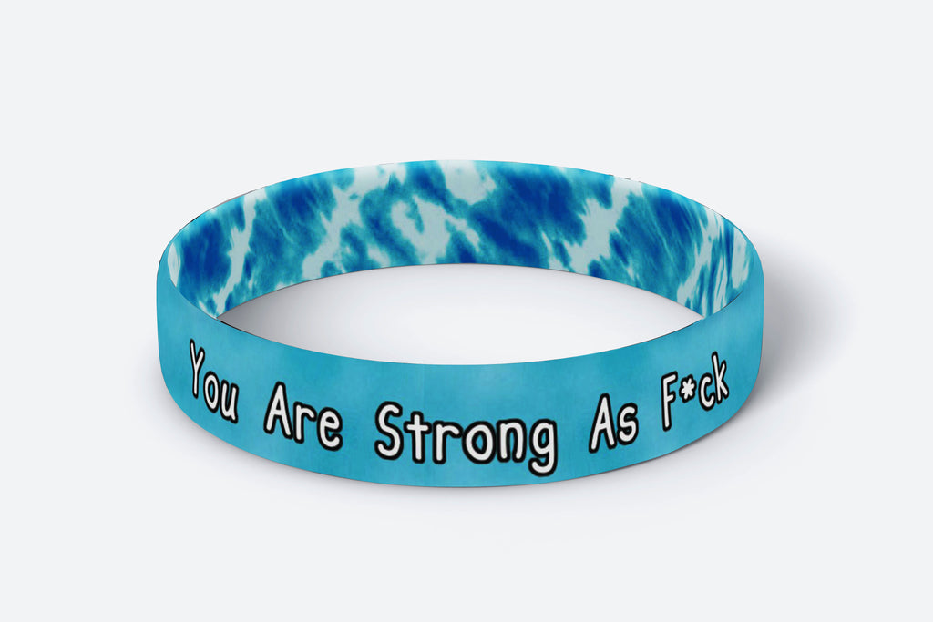 Daily Reminder Motivational Wristbands - You Are Strong AF